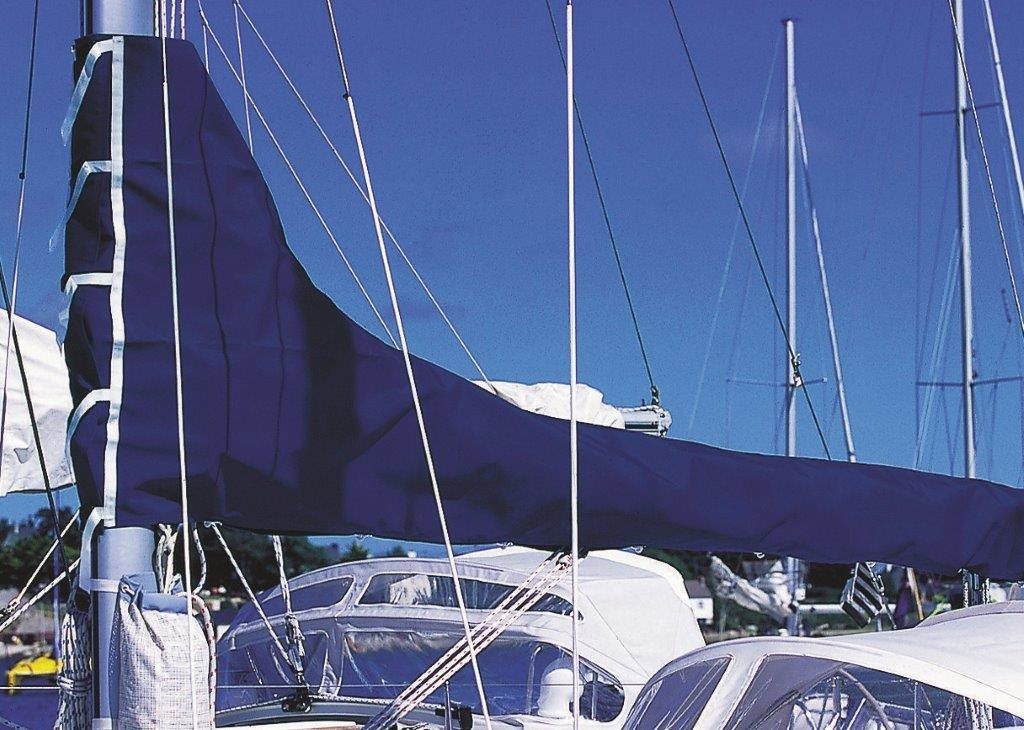 Zeilhuik blauw dralon 3,85 mtr