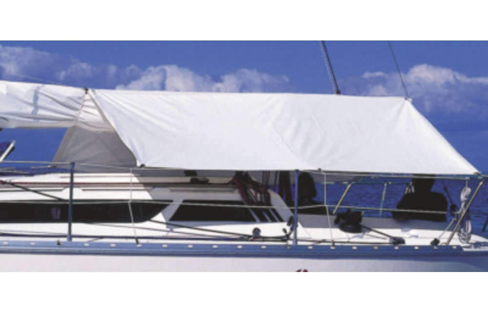 Giektent wit P,V,C, 3,45 x 3,60 mtr