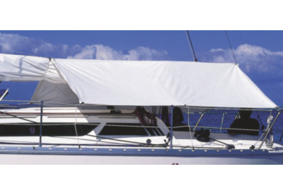 Giektent wit P,V,C, 3,45 x 3,60 mtr