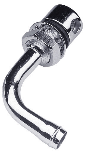 Tankontluchter haaks 16 mm