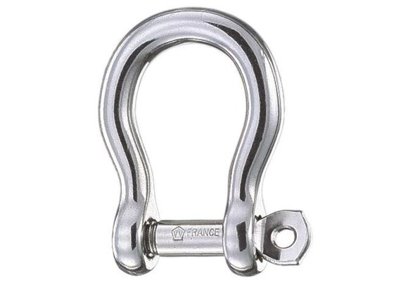 Harpsluiting gevangen pin RVS 6 mm