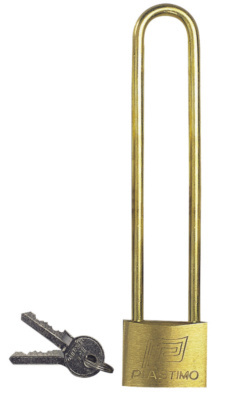 Hangslot messing 40 mm 150 mm beugel