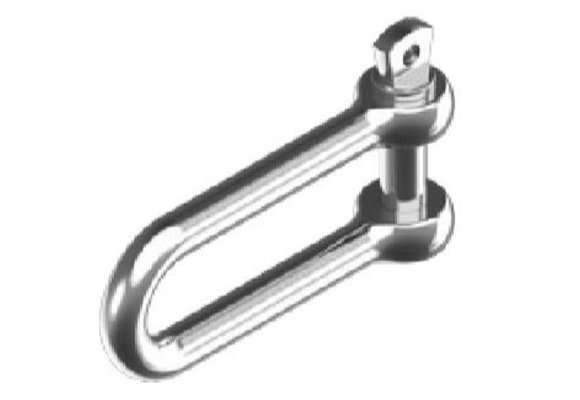 D-sluiting lang RVS 10 mm (10)