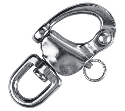 Snapsluiting RVS met wartel 87 mm