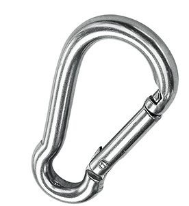 Karabijnhaak RVS 316 12 mm