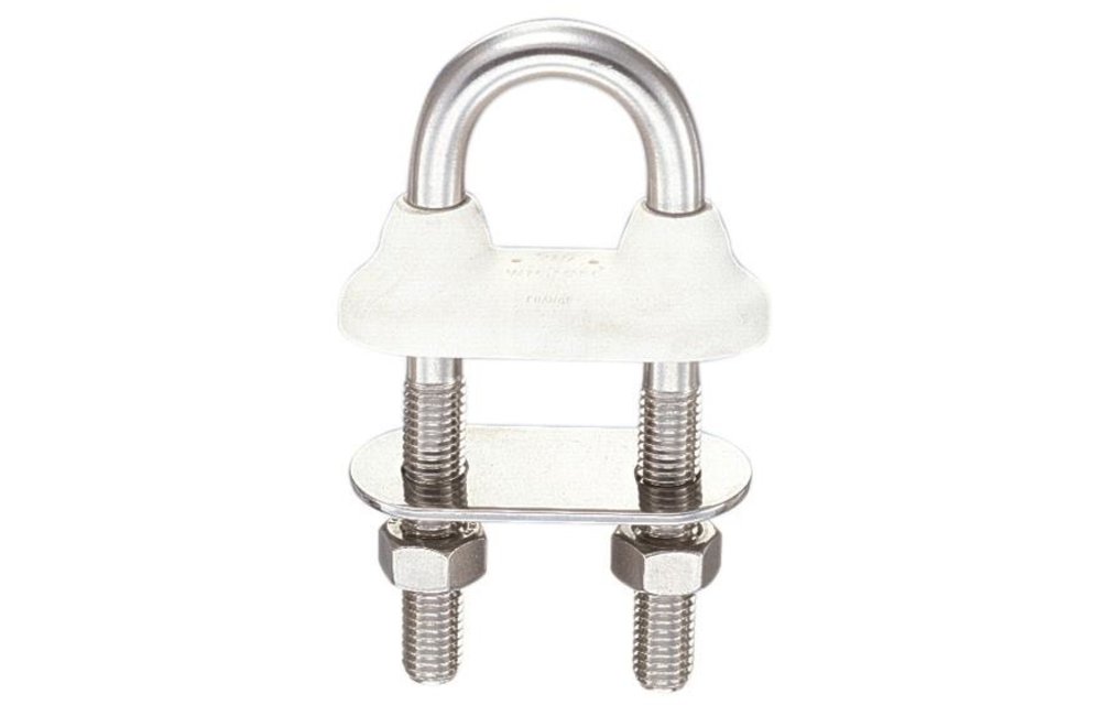 Putting/U-bout waterdicht RVS 5 x 60 mm wit