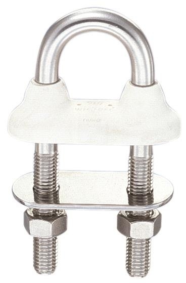 Putting/U-bout waterdicht RVS 5 x 60 mm wit