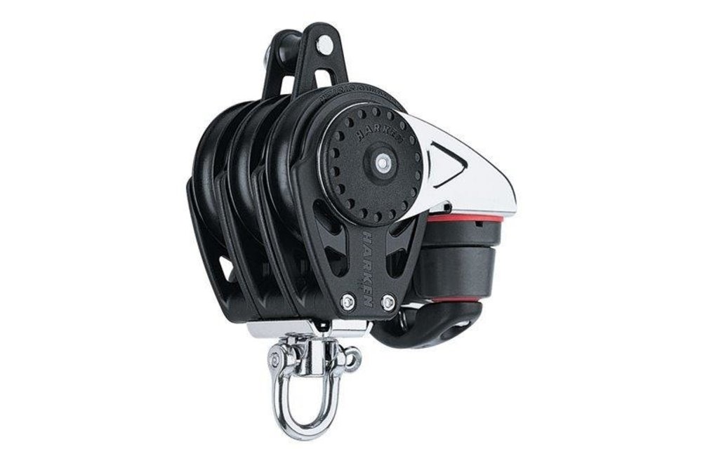 75C 3-schijfsblok met hondsvot en klem