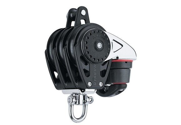 75C 3-schijfsblok met hondsvot en klem