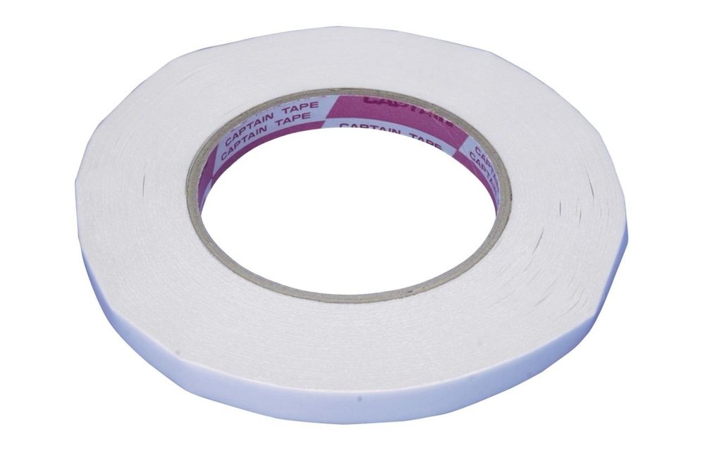 Dubbelzijdig vliestape 12 mm x 50 mtr