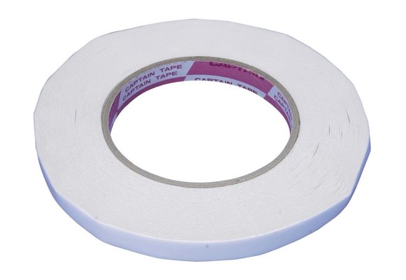 Dubbelzijdig vliestape 12 mm x 50 mtr