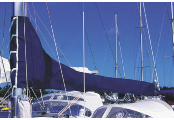 Zeilhuik blauw dralon 2,50 mtr