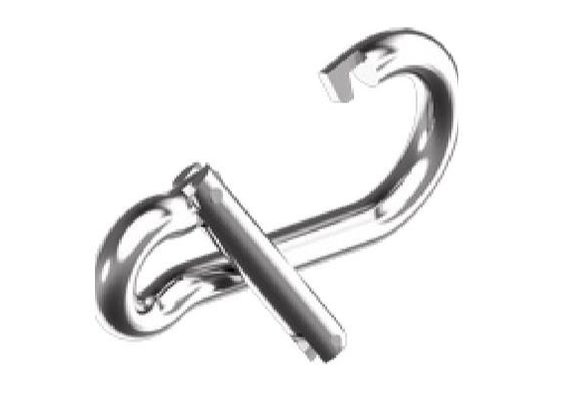 Karabijnhaak grote opening RVS