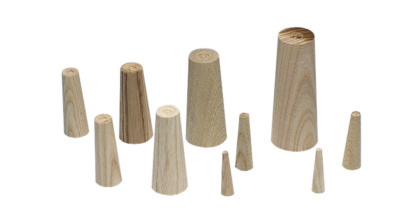 Houten pluggen set van 9 (5 lengtes)