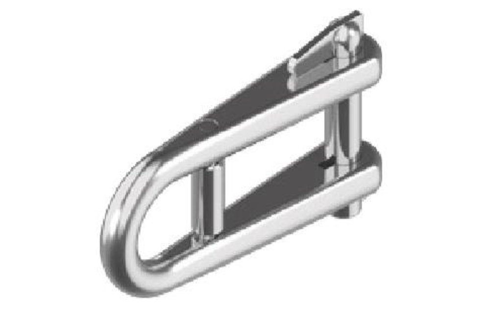 Sleutelsluiting met brug RVS 5 mm (10)