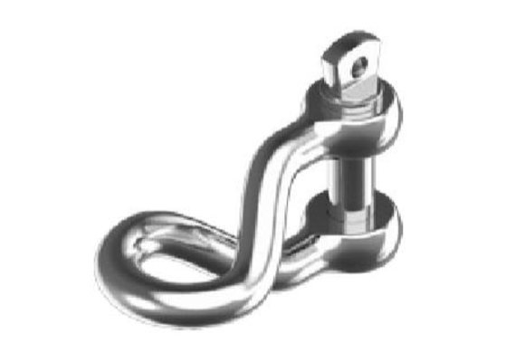 D-sluiting gedraaid RVS 10 mm (10)