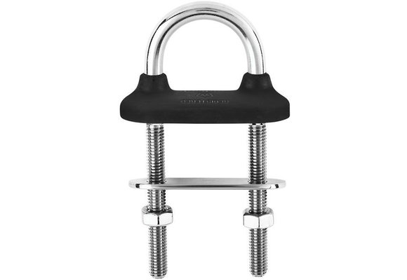 Putting/U-bout waterdicht RVS 6 x 90 mm zwart