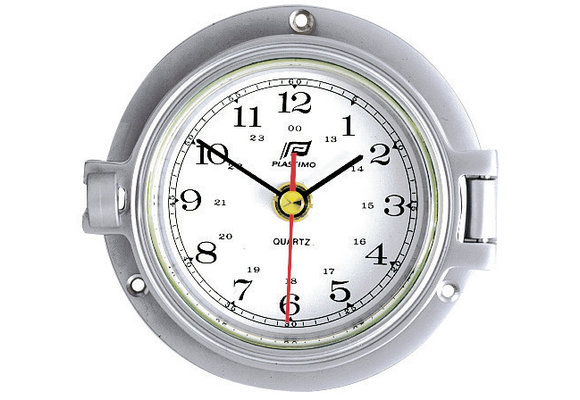 Klok 3 inch matverchroomd