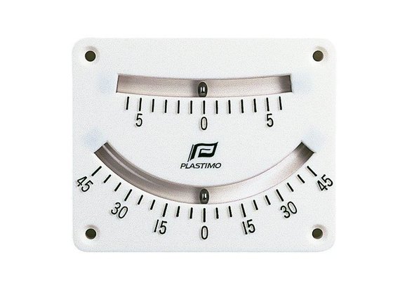 Hellingmeter met dubbele uitlezing
