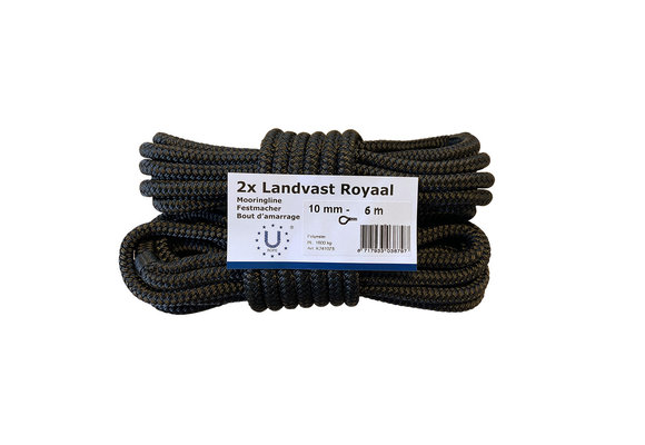Landvast Royaal 10 mm x 6 m zwart (2)