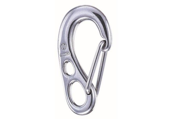 Wichard Karabijnhaak (veiligheidshaak) met vast oog HR RVS