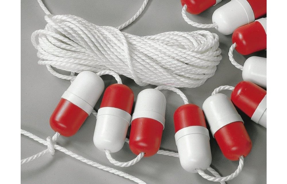 Drijver Ø6 14 cm rood/wit