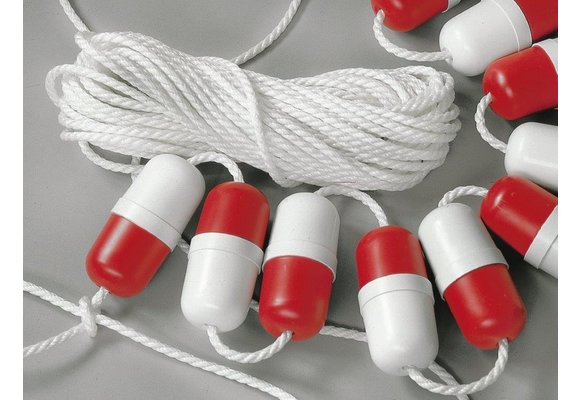 Drijver Ø6 14 cm rood/wit