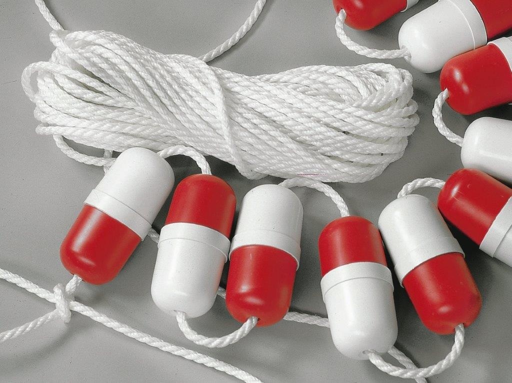 Drijver Ø6 14 cm rood/wit