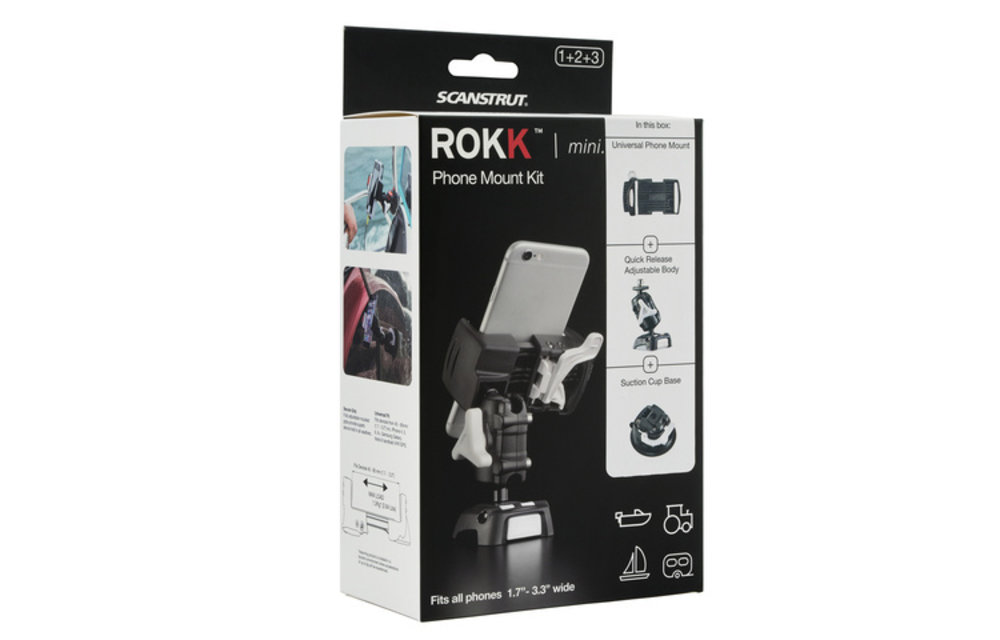 ROKK Mini set telefoon houder en basis buismontage