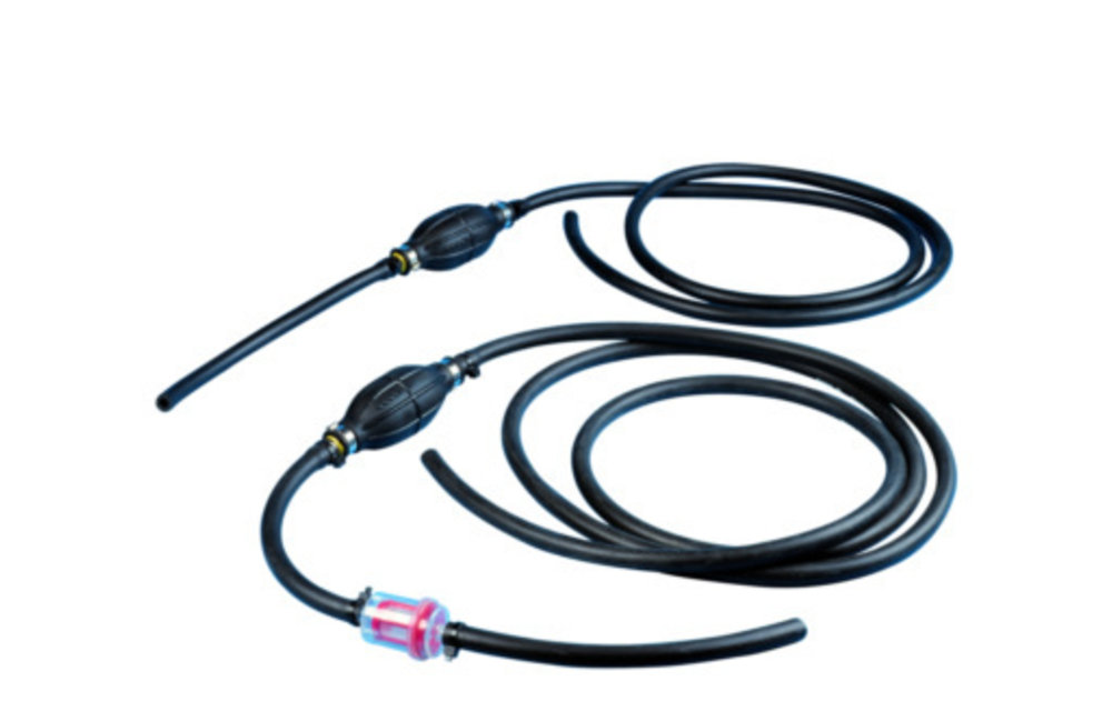 Pompbal met rubberslang 2 mtr