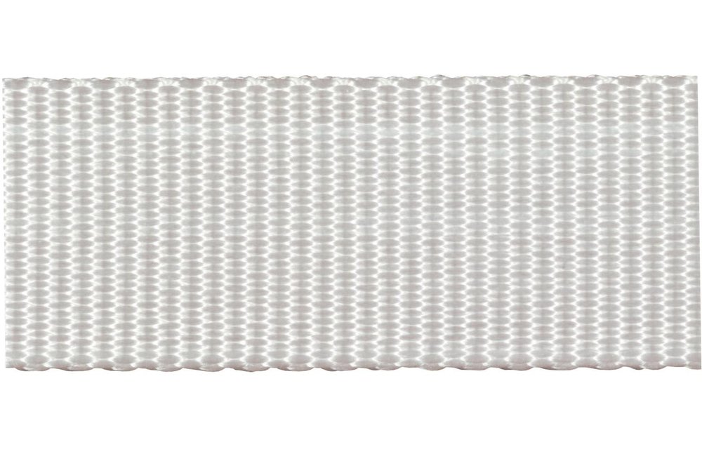 Polyesterband 51 mm heavy weight wit 25 meter