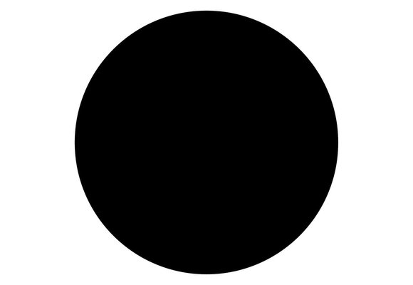 Polyester insignia plakdoek B142 cm zwart