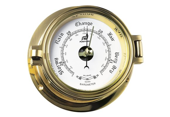 Barometer koper 4,5 inch