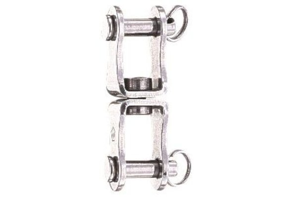 Wartel met dubbele plaatsluiting HR RVS 60 mm