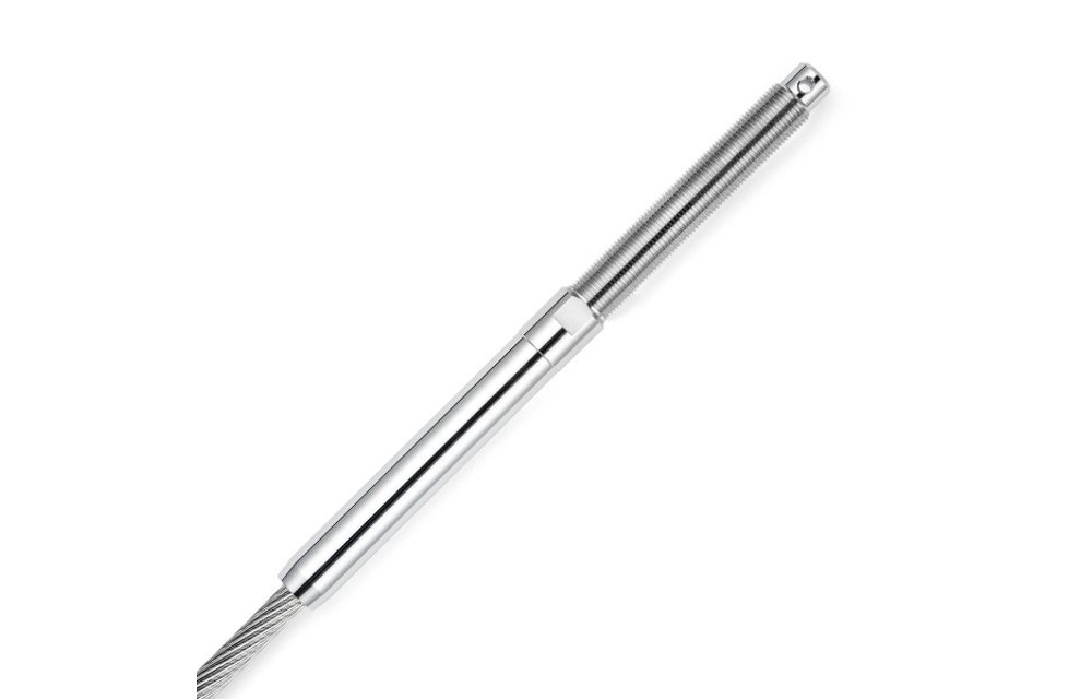 Studterminal RVS open huis 10 mm 5/8 UNF