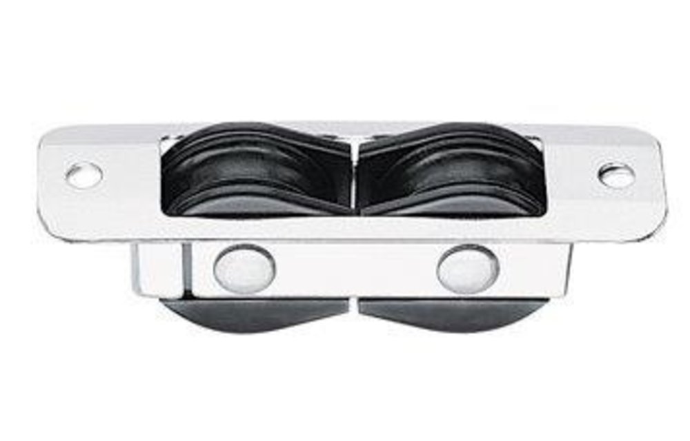 Bullet 29mm blok in-dek-in-lijn rvs plaat