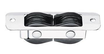 Bullet 29mm blok in-dek-in-lijn rvs plaat