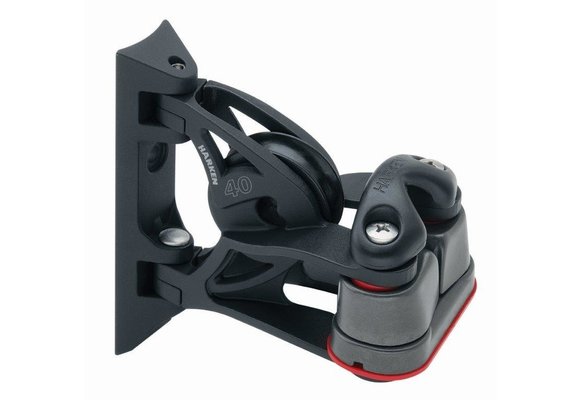 Harken 40C 1-schijfsblok roterend alum klem