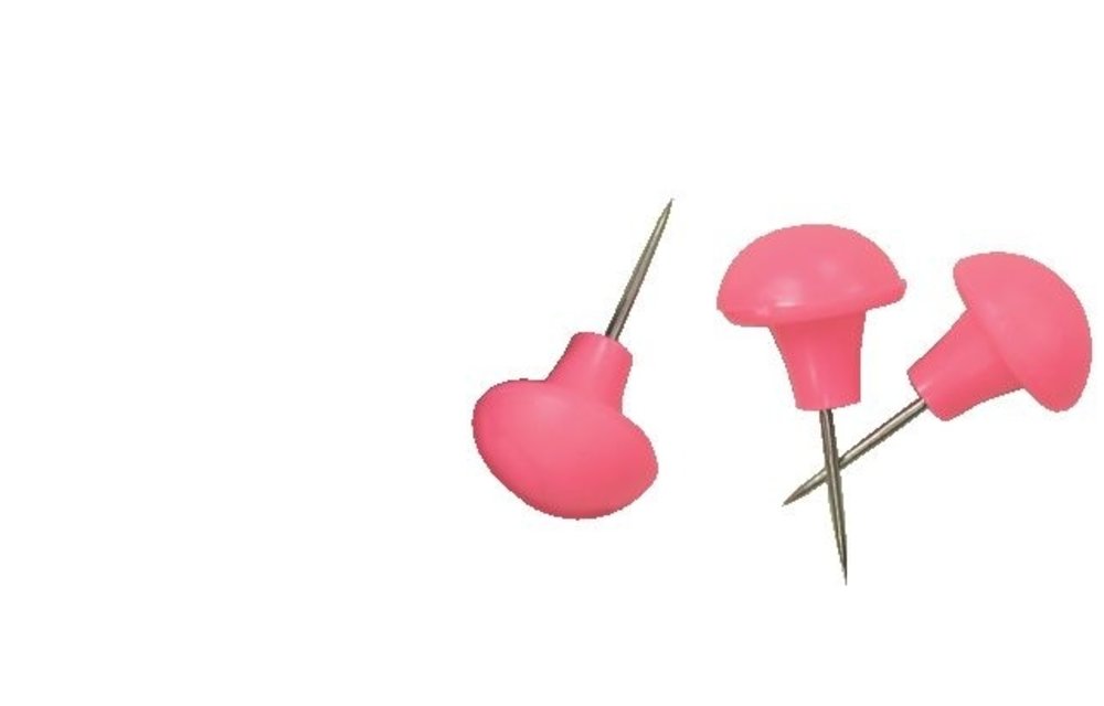 Pushpin roze (100)