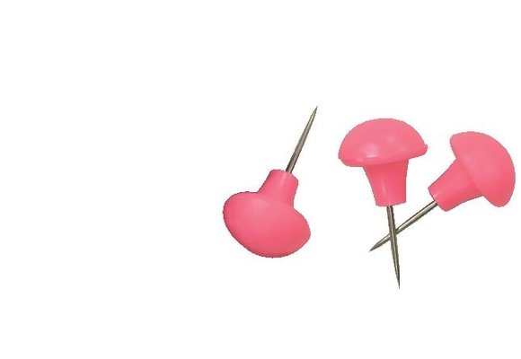 Pushpin roze (100)