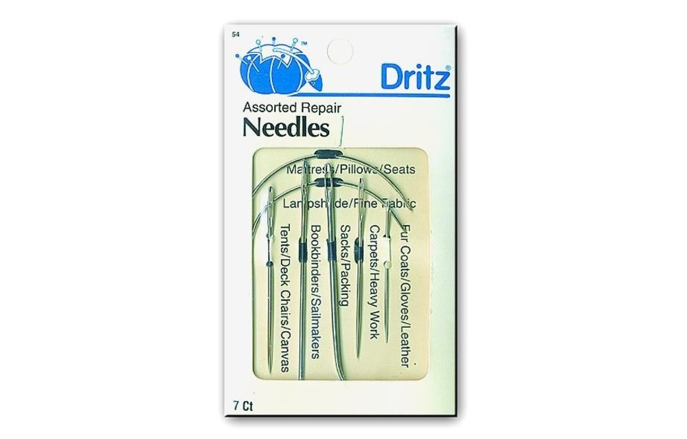 Set zeilmakersnaalden, 2 gebogen 5 recht