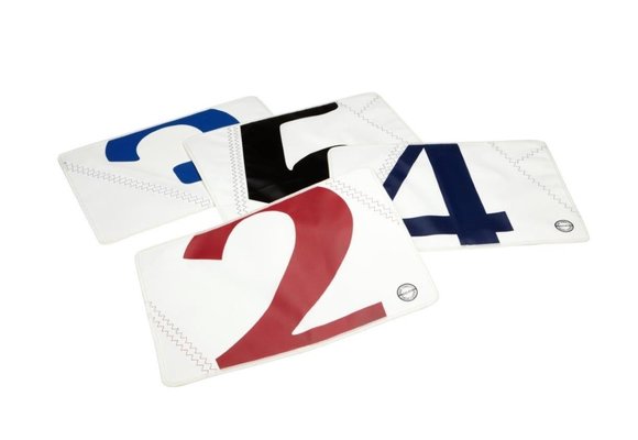 Zeildoek placemats Placemats 28 x 33 cm in 4 kleuren (4)