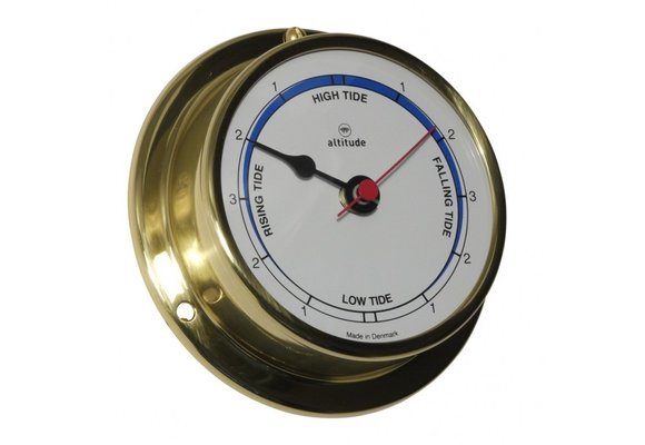 Getijdenklok Altitude messing Ø97 mm