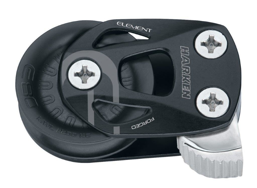 80mm Element voetblok met klem rechts