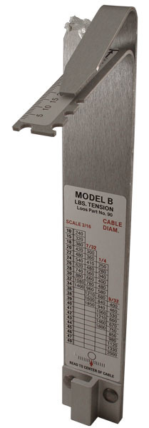 Staalkabel spanningsmeter Model B 5/6/7 mm