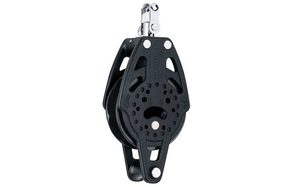 57C 1-schijfsblok met hondsvot, ratel en klem