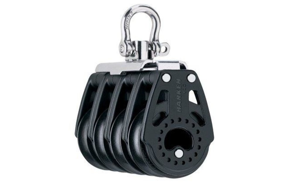 40C 4-schijfsblok met wartel en sluiting