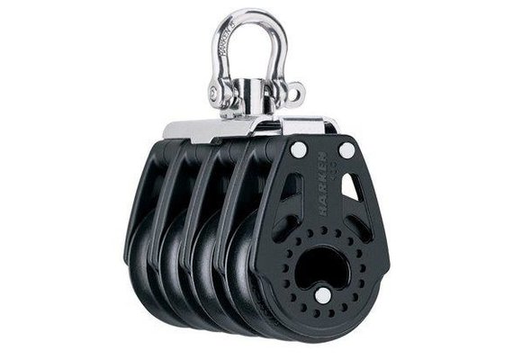 40C 4-schijfsblok met wartel en sluiting