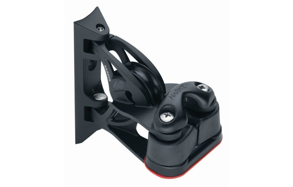 Harken 40C 1-schijfsblok roterend Carbo klem