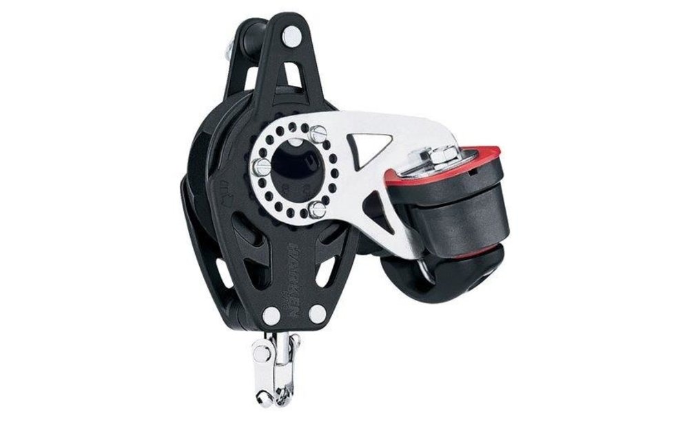 57C 1-schijfsblok met hondsvot, ratel en klem